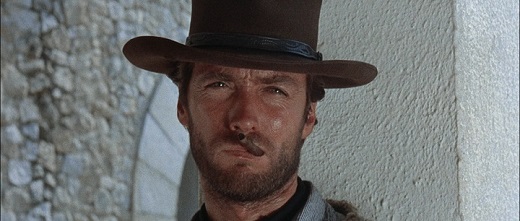Clint Eastwood in Per Un Pugno di Dollari di Sergio Leone
